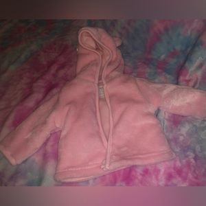 winter furry baby girl sweater